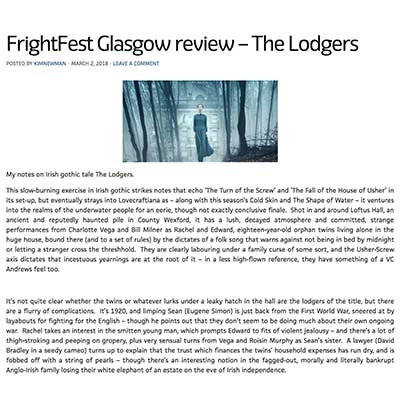 FrightFest Glasgow review – The Lodgers